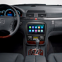 Lb Андроид магнитола штатная  для Mercedes-Benz S-Класс IV (W220) 1998-2005 экран 9" 4/64Gb 4G Wi-Fi GPS Top