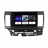 Al Штатна магнітола для Mitsubishi Lancer X Рестайлінг 2011-2015 екран 10" 1/16Gb Wi-Fi GPS Base Android, фото 3