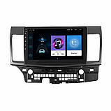 Al Штатна магнітола для Mitsubishi Lancer X Рестайлінг 2011-2015 екран 10" 1/16Gb Wi-Fi GPS Base Android, фото 2