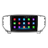 Al Штатна магнітола для Kia Sportage 4 Рестайлінг 2018-н.в. екран 9" 2/32Gb Wi-Fi GPS Base Android, фото 3