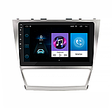 Al Штатна магнітола для Toyota Camry 6 (XV40) Рестайлінг 2009-2011 екран 10" 1/16Gb Wi-Fi GPS Base Android, фото 2