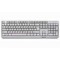 Go Комп'ютерна клавіатура REAL-EL White Standard 500 USB дротова