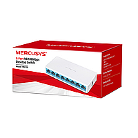 Al Некерований комутатор Mercusys MS108 (8х10/100 Мбіт) локальна мережа настільний 8-портовий