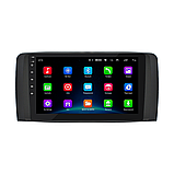 Al Штатна магнітола для Mercedes-Benz R-Клас 1 2005-2007 екран 9" 2/32Gb Wi-Fi GPS Base Android, фото 3