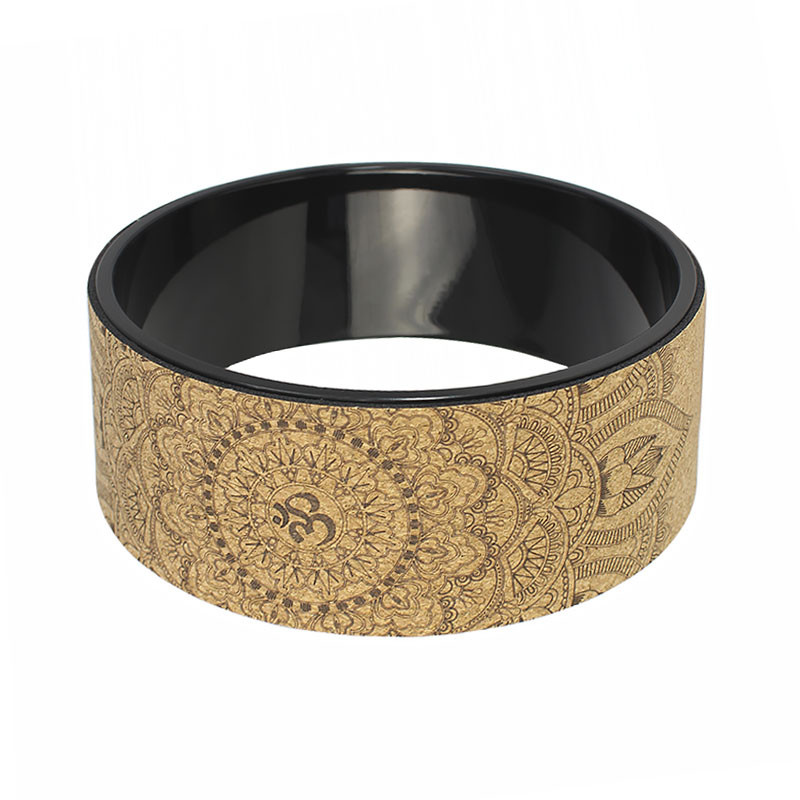 Al Колесо Dobetters Yoga DBT-Y1 Wood + Black для йоги та фітнесу стретчин ролик йога-кільце 32*13 см