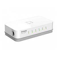 Al Некерований комутатор D-Link DES-1005C (5*FE, plastic) локальної мережі з 5 портами