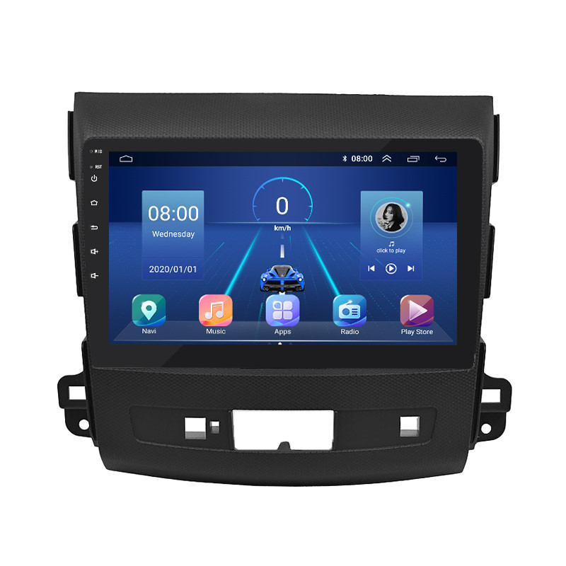 Al Штатна магнітола для Peugeot 4007 2007-2012 екран 9" 6/128Gb 4G Wi-Fi GPS Top Android