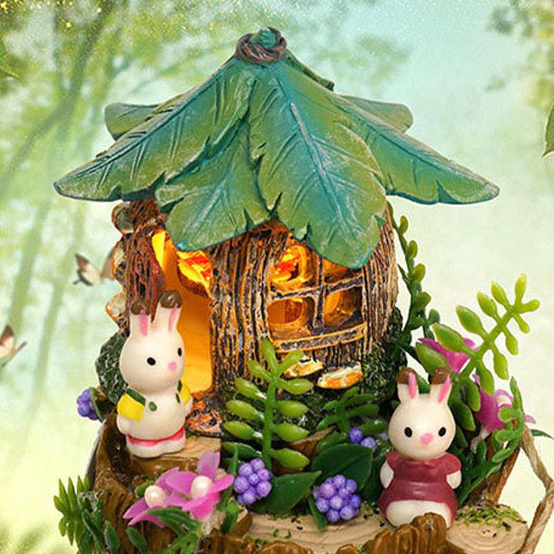 Lb Кукольный дом DIY Cute Room B-027 Forest Fantasy конструктор под куполом для детей - фото 3 - id-p1590516449