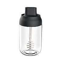 Al Ємність для меду Roborobo XK16 Black 250 мл скляна з ложкою