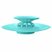 Go фільтр-корок A703 Turquoise від засмічень для раковини на кухні заглушка