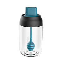 Al Ємність для меду Roborobo XK16 Blue 250 мл скляна з ложкою