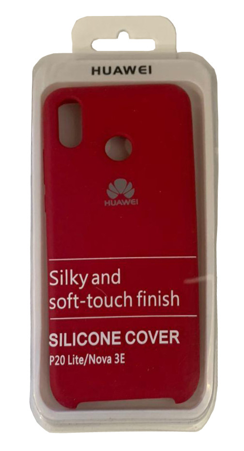 Силіконовий чохол на Huawei P20 Lite (Bordo) Soft touch, фото 1