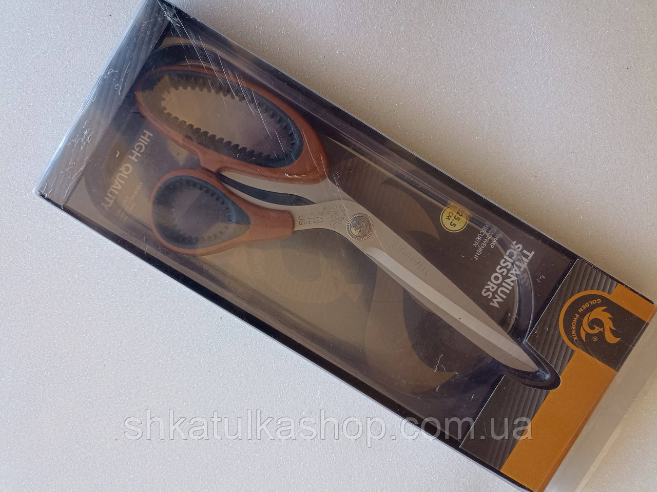 Ножиці портновські Golden Phoemix Titanium GPT-6100