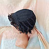 Коротка перука з термоволокна чорнна 2763t-1, фото 7
