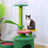 Go Кігтеточка-будиночок Taotaopets HF-001 045514 Green 78*68 см дряпка для кота