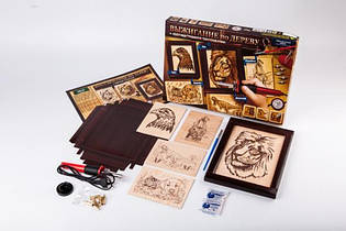 Набір для дитячої творчості Випалювання для дерева та художнє тонування