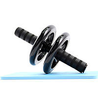 Go Колесо Dobetters DBT-JF-01 Black для мышц пресса двойное фитнес-колесо ролик 16.5 см