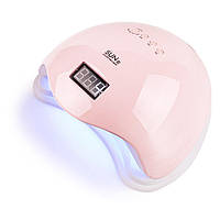 УФ лампа для полімеризації (LED+UV) Sun 5 48W рожева (14382)