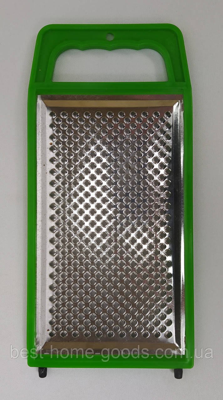 Пластикова терка для овочів з металевою вставкою – універсальна кухонна терка для дерунів, пюре, картоплі та салатів, фото 1