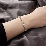 Жіночий браслет з кристалами стразами розмір регулюється, фото 4