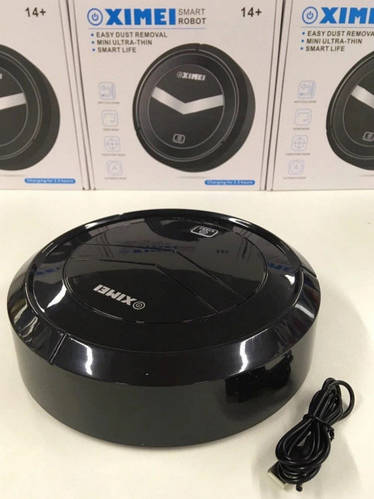 Робот-пылесос, полотер для уборки Ximei Mop черный для паркета, плитки ...