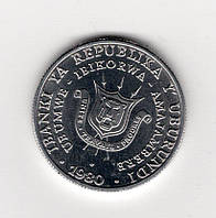 Бурунді 5 франків, 1980