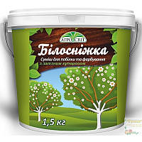 Садовая побелка Белоснежка с железным купоросом (ведро), 1,5 кг