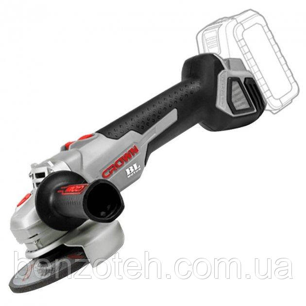 Кутова шліфувальна машина акумуляторна CROWN CT23001-125HX (каркас, без АКБ і зарядного пристрою)