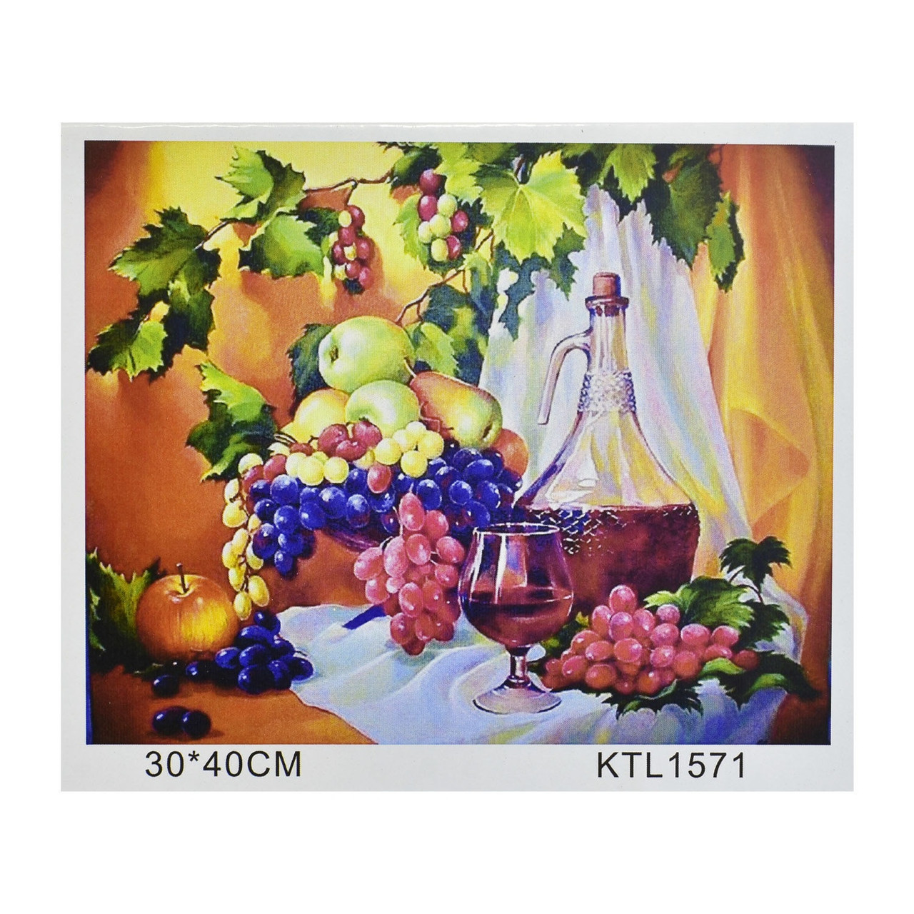 Картина по номерам KTL 1571 "Натюрморт", 30х40 см