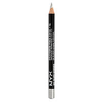 Карандаш для глаз NYX Cosmetics Slim Eye Pencil SILVER GLITTER (SPE937)