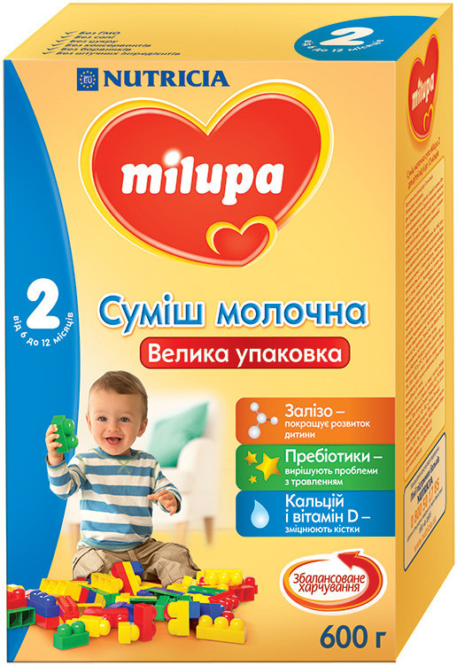 Суха молочна суміш Milupa 2, 350 г