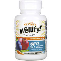 Мультивитамины и минералы, 21st Century "Wellify Men's 50+" для мужчин от 50 лет (65 таблеток)