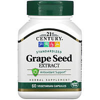 Экстракт виноградных косточек 21st Century "Standardized Grape Seed Extract" (60 капсул)