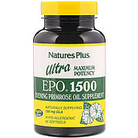Масло вечерней примулы - максимальная мощность (Ultra EPO 1500) 1500 мг 60 капсул