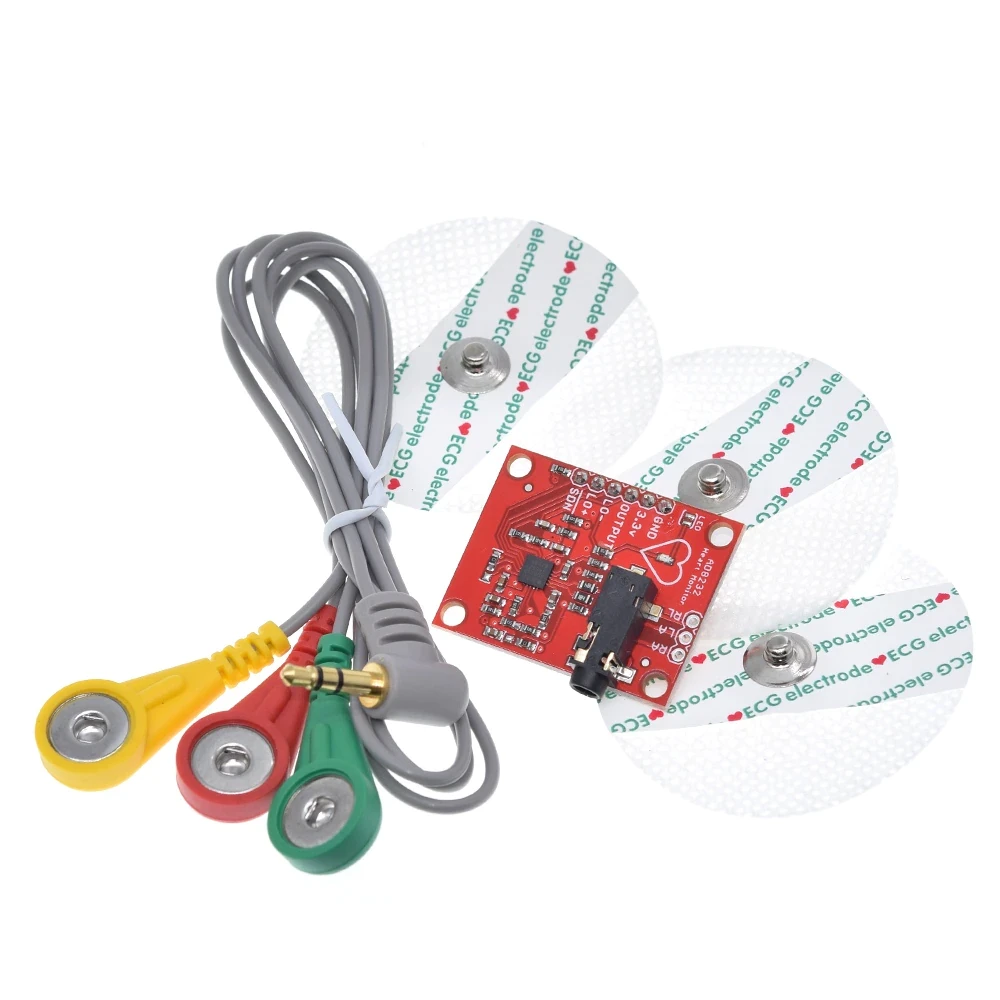 Датчик монітор серцевого ритму модуль ЕКГ AD8232 для Arduino