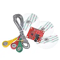 Датчик монітор серцевого ритму модуль ЕКГ AD8232 для Arduino