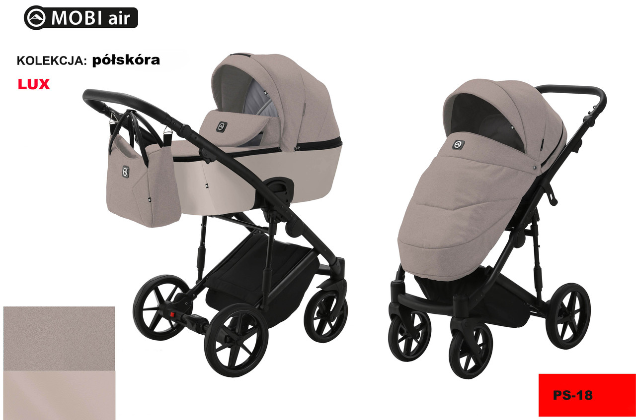 Коляска 2 в 1 Adamex Mobi Air (Thermo) Lux PS-18, фото 1
