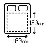 Електрична підкладкова ковдра, простирадло 150х160см Mesko MS 7420, фото 7