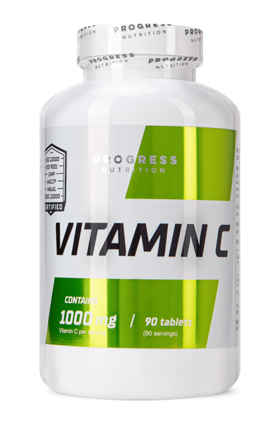 Вітамін З Progress Nutriion VITAMIN З 1000 mg 90 таблеток EXP 03/23 року включно