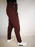Бордові жіночі джинси, фото 2