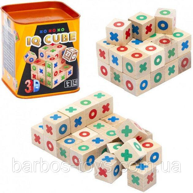 Настільна гра Danko Toys IQ Cube 3D Хрестики-нулики для дітей від 6 років