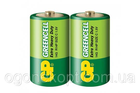 Батарейки GP-Greencell C R14 14G-S2 1.5V, фото 1