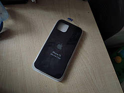 Чохол Silicone Case для Apple iPhone 13 чорний (18 колір), чохол на айфон 13 з мікрофіброю чорний