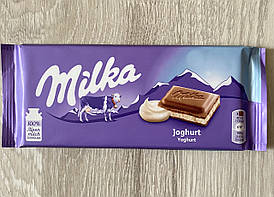 Milka Yoghurt Мілка молочний шоколад із йогуртовим смаком 100g