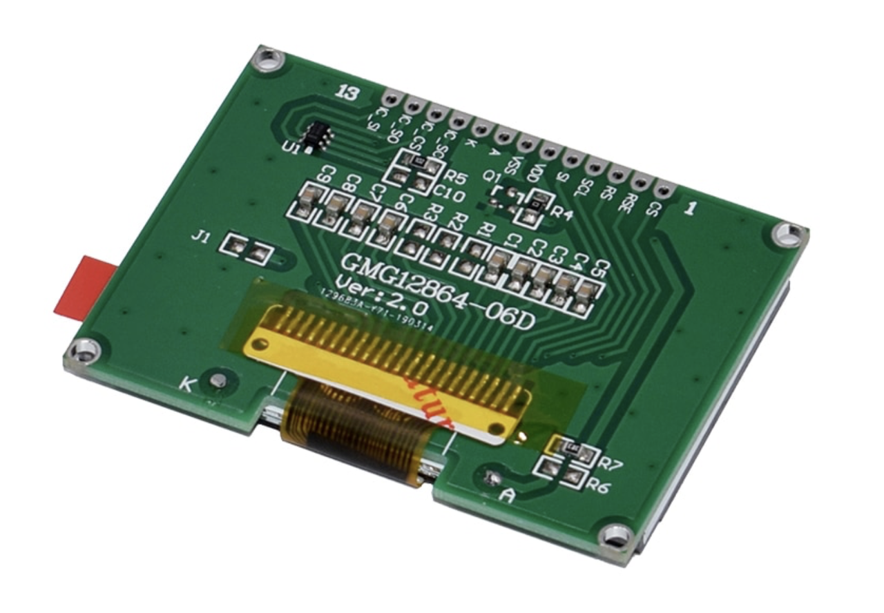 Arduino LCD LCD12864 GMG12864-06D модуль дисплей екран - синій - фото 3 - id-p1590828642