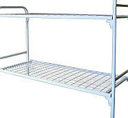 Ліжко двоярусне металеве 70х190 см Склад Оптом від 2 шт.