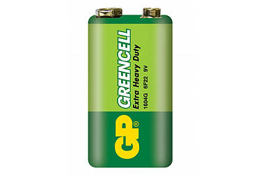 Батарейки GP — Greencell 6F22104G-S1 крона 9V