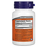 NOW Foods, L-теанін, подвійна сила, 200 мг, 60 рослинних капсул, фото 2