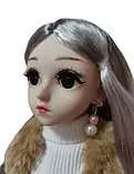 Лялька BJD 1/4 шарнірна 45 см дівчина з одягом і звуковими ефектами — Аліса, фото 8