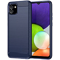 TPU чехол накладка Urban для Samsung Galaxy A03 2022 (на самсунг а03) синий